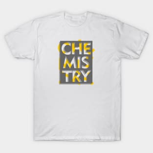 3d effect scrambled letter of chemistry T-Shirt